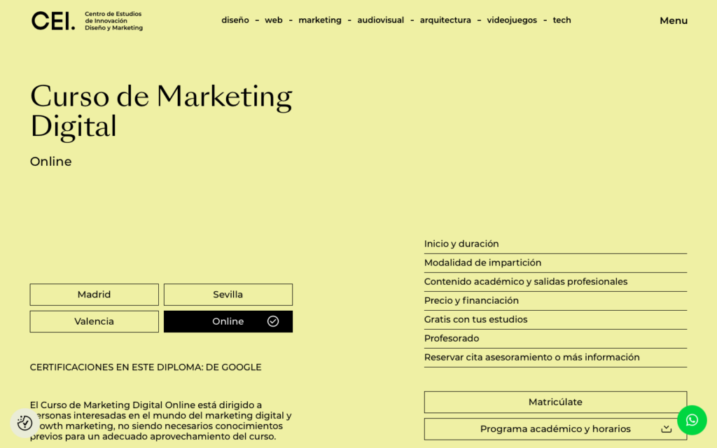 Cursos de marketing digital